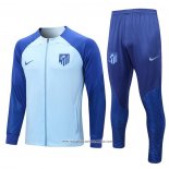 Tuta da Track Giacca Atletico Madrid 2022-23 Blu