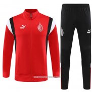 Tuta da Track Giacca Milan 2023-24 Rosso