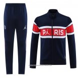 Tuta da Track Giacca Paris Saint-Germain 23-24 Blu e Rosso