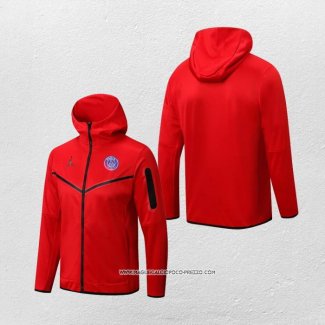 Giacca con Cappuccio Paris Saint-Germain Jordan 22-23 Rosso