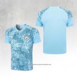 Maglia Allenamento Manchester City 23-24 Blu