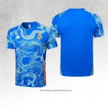 Maglia Allenamento Real Madrid Blu Dragon 24-25