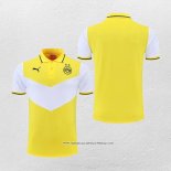 Maglia Polo Borussia Dortmund 22-23 Giallo e Bianco