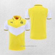 Maglia Polo Borussia Dortmund 22-23 Giallo e Bianco