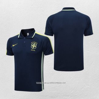 Maglia Polo Brasile 22-23 Blu Scuro