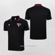 Maglia Polo Sao Paulo 23-24 Nero