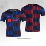 Maglia Prematch Barcellona 2024 Blu