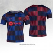 Maglia Prematch Barcellona 2024 Blu