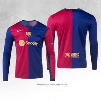 Prima Maglia Barcellona Manica Lunga 24-25