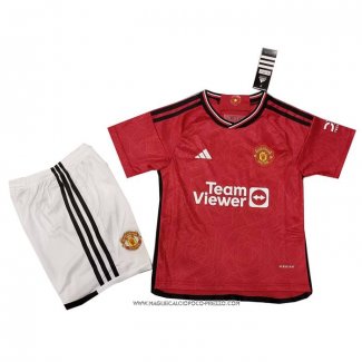 Prima Maglia Manchester United 23-24 Bambino