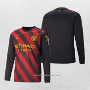 Seconda Maglia Manchester City 22-23 Manica Lunga