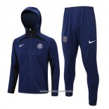 Tuta con Cappuccio Paris Saint-Germain 2022-2023 Blu