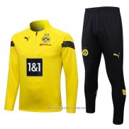 Tuta da Track Felpa Borussia Dortmund 2022-23 Giallo