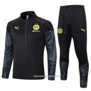 Tuta da Track Giacca Borussia Dortmund 2023-24 Nero