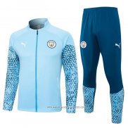 Tuta da Track Giacca Manchester City 2023-24 Blu