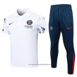 Conjunto Polo Paris Saint-Germain Bianco 24-25