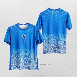 Maglia Allenamento Francia 2022 Blu