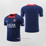 Maglia Allenamento Paris Saint-Germain 2022-23 Blu Scuro