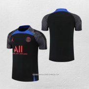 Maglia Allenamento Paris Saint-Germain 22-23 Nero e Blu