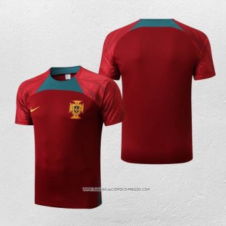 Maglia Allenamento Portogallo 22-23 Rosso