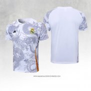 Maglia Allenamento Real Madrid 2024 Bianco Dragon -2025