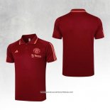 Maglia Polo Manchester United 2023-24 Rosso