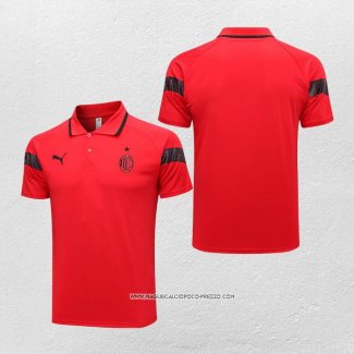 Maglia Polo Milan 23-24 Rosso