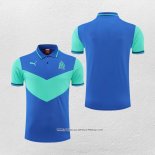 Maglia Polo Olympique Marsiglia 22-23 Blu e Verde