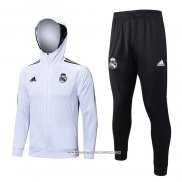 Tuta con Cappuccio Real Madrid 22-23 Bianco