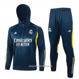 Tuta da Track Felpa Real Madrid 2023-2024 Blu