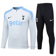 Tuta da Track Felpa Tottenham Hotspur Grigio 24-25