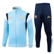 Tuta da Track Giacca Manchester City 2023-2024 Blu