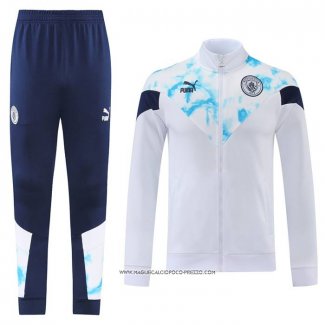 Tuta da Track Giacca Manchester City 22-23 Bianco