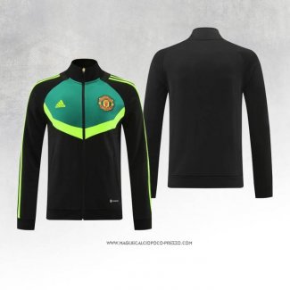 Giacca Manchester United Nero e Verde 24-25