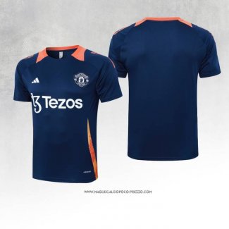 Maglia Allenamento Manchester United Blu 24-25