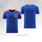 Maglia Allenamento Paesi Bassi 2024 Blu -25