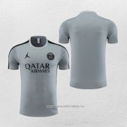 Maglia Allenamento Paris Saint-Germain Jordan 23-24 Grigio