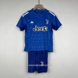 Maglia Juventus Portiere 23-24 Bambino Blu