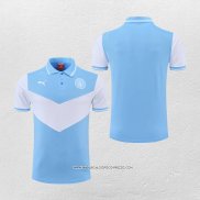 Maglia Polo Manchester City 22-23 Blu e Bianco