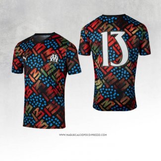 Maglia Prematch Olympique Marsiglia Africa 2024 Nero