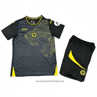 Seconda Maglia Wolves Bambino 24-25