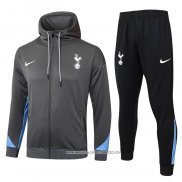 Tuta con Cappuccio Tottenham Hotspur Grigio 24-25